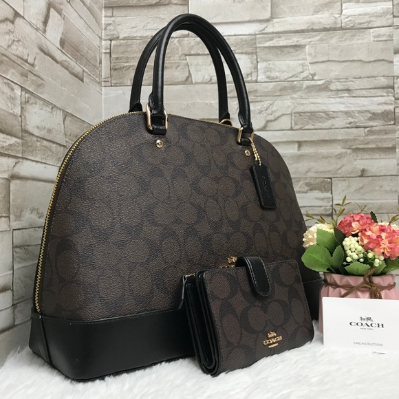 👜COACH SET🌺SIERRA SATCHEL &  ZIP WALLET - Picture 2 of 8